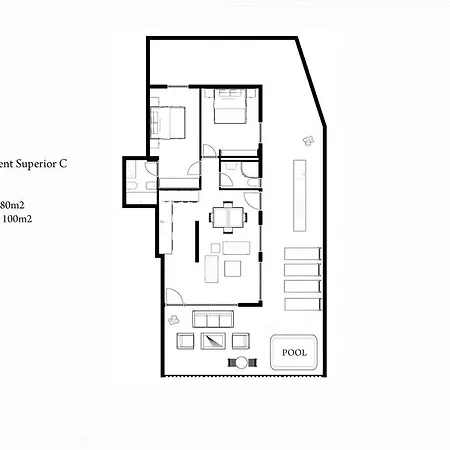 Superior C: Private Pool & Concierge 이코드레로스비노스